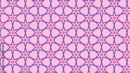Purple Star Pattern Background