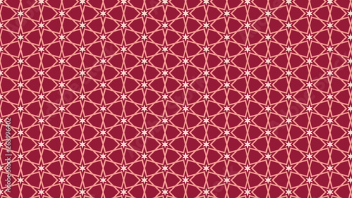 Pink Star Pattern Background