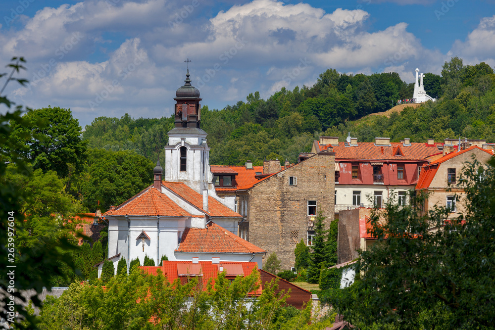 Fototapeta premium Vilnius. Aerial view of the city.