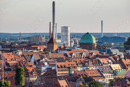 Germany, Nuremberg, Overlook over the medieval center photo