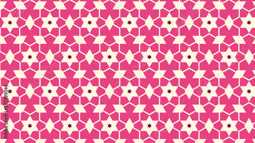 Pink Star Pattern