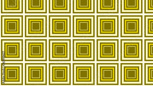 Yellow Concentric Squares Pattern Background Image