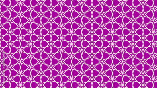 Purple Star Pattern Graphic