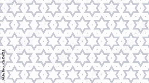 White Seamless Stars Pattern Background Graphic