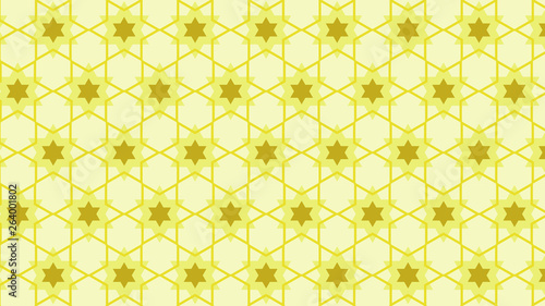 Yellow Stars Background Pattern Illustrator