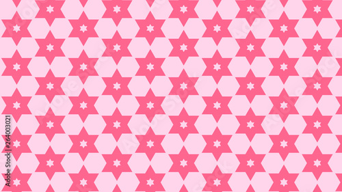 Pink Seamless Star Pattern Image