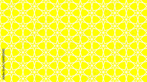 Yellow Stars Background Pattern Design