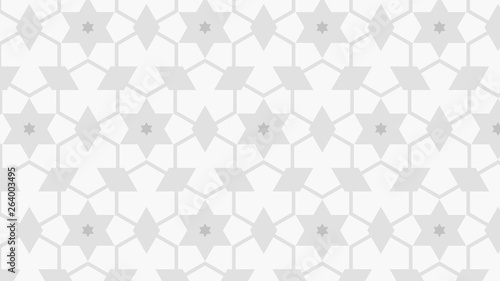 White Star Pattern Illustrator