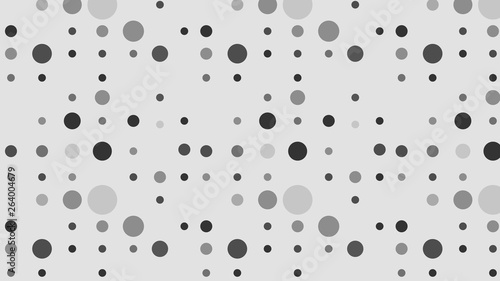 Light Grey Seamless Random Circle Dots Pattern