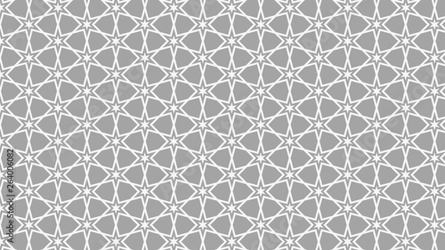 Grey Stars Background Pattern