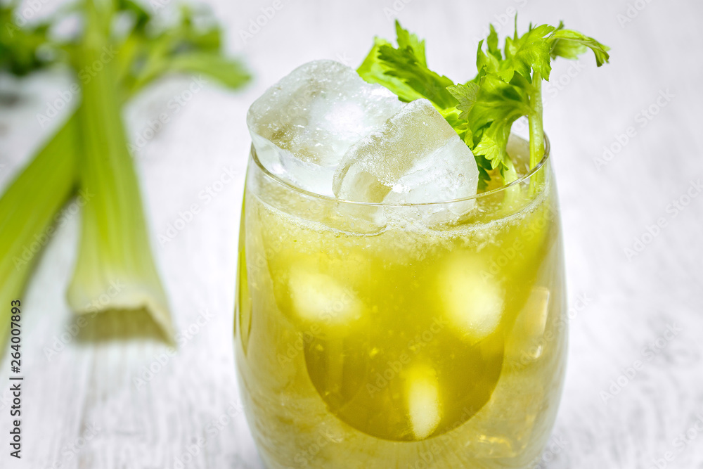 Fototapeta premium Non-Alcoholic Fresh Celery Cocktail