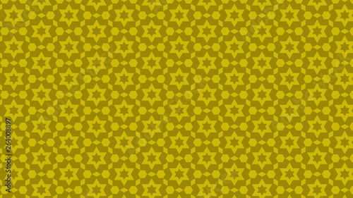Gold Star Pattern Vector