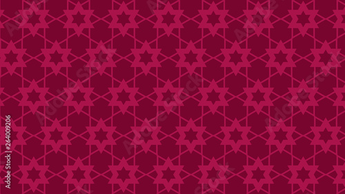 Pink Stars Pattern Background