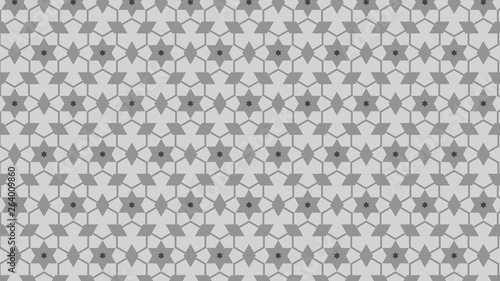 Grey Seamless Star Pattern