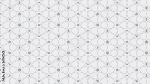 White Seamless Star Background Pattern