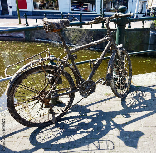 Netherlands; A rusty very old bike