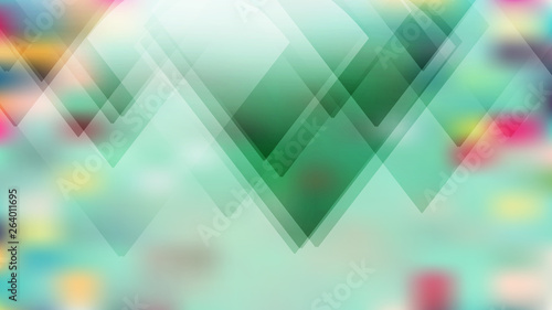 Abstract Mint Green Modern Geometric Shapes Background