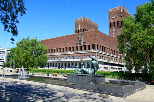Photography City Hall of Oslo, Norway
