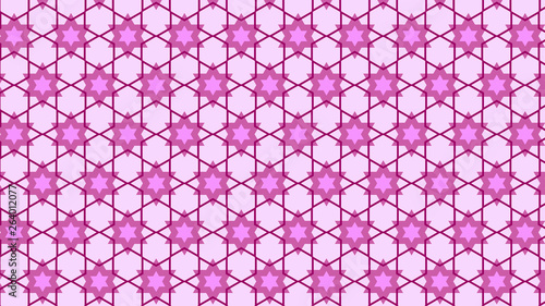 Lilac Seamless Star Pattern
