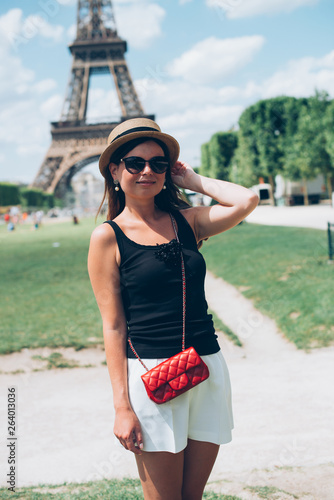 young woman enjoying her Paris travel
