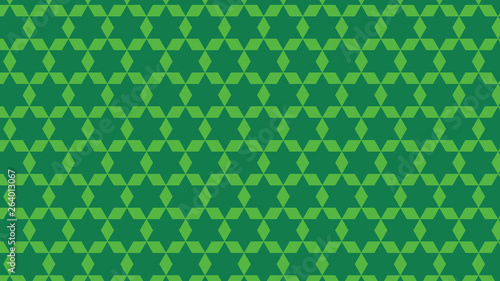 Green Star Pattern
