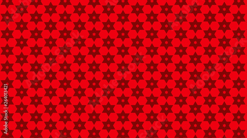 Red Stars Pattern