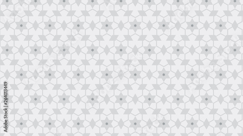 White Seamless Stars Pattern