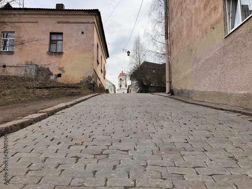 narrow street in old town