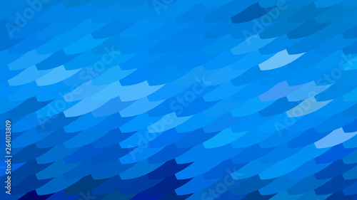 Abstract Blue Geometric Shapes Background