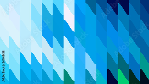 Abstract Blue Geometric Shapes Background