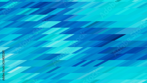 Abstract Blue Geometric Shapes Background