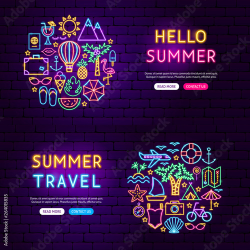 Summer Website Banners