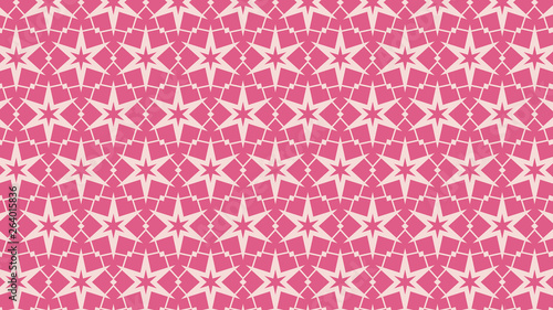 Pink Stars Background Pattern