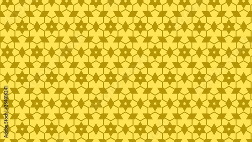 Yellow Seamless Star Pattern