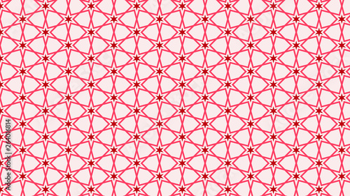 Pink Seamless Stars Background Pattern Image