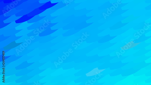 Abstract Blue Geometric Shapes Background