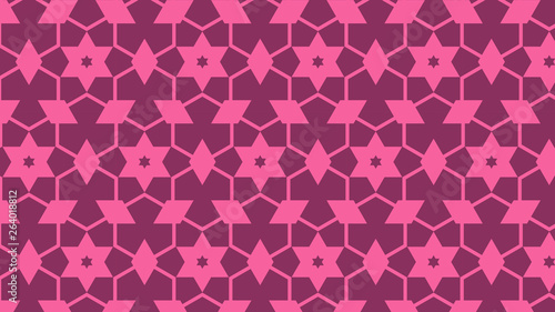Pink Seamless Stars Pattern