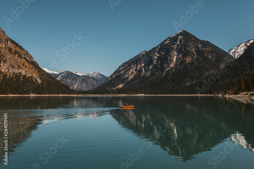 kayaking on a sea in tyrol, austria © StudioBabe