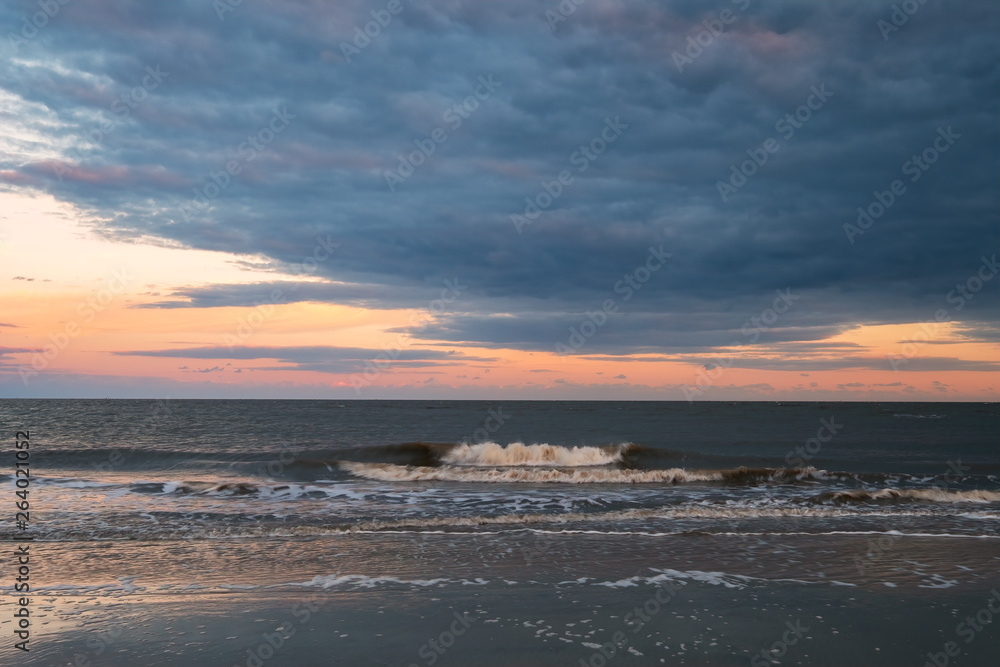 Obraz premium Sunrise, East Beach, St Simons Island, GA 