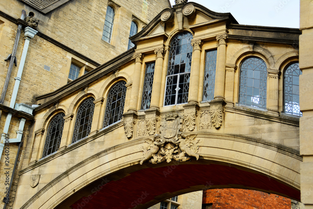 Die berühmte Seufzerbrücke in Oxford, England