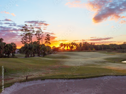 Golf Course Sunrise / Sunset in Florida