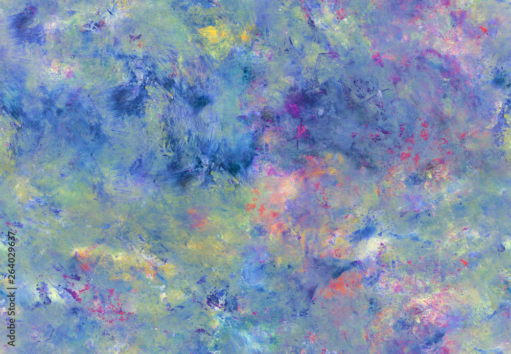 Artistic abstract painting seamless pattern