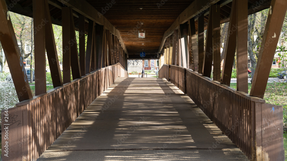 Bridge made of wood Bridge made of wood