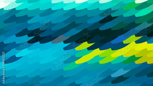 Abstract Blue and Yellow Geometric Shapes Background