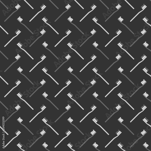 Dental Theme Seamless Pattern - Dental hygiene repeating pattern design