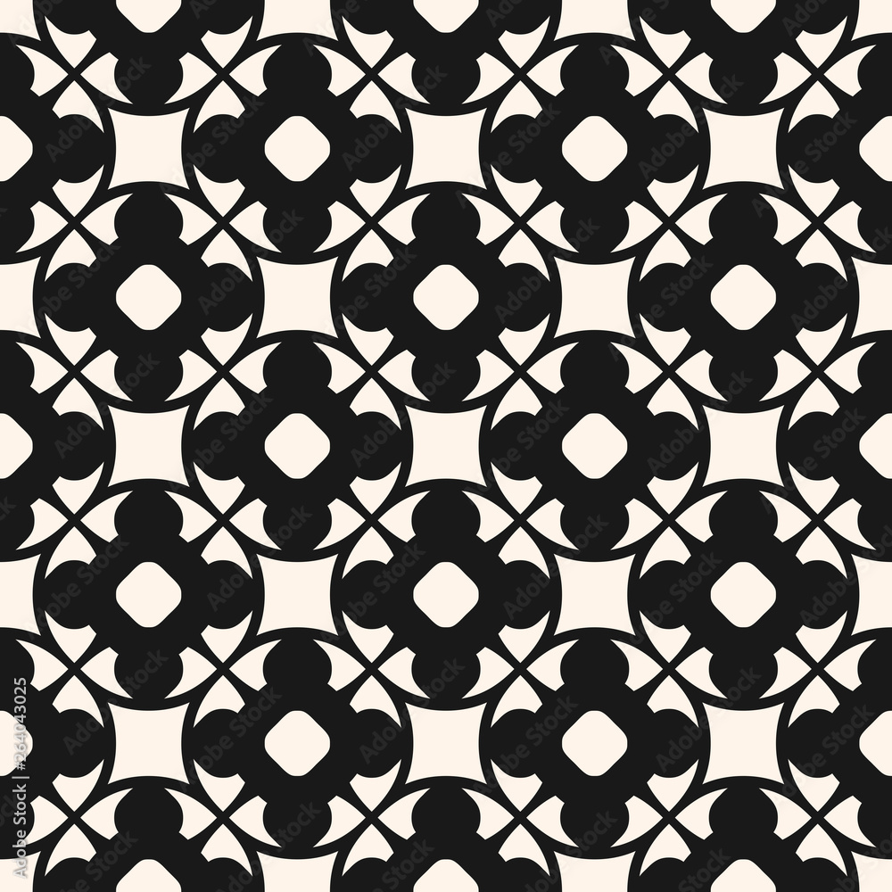 Fototapeta premium Vector seamless pattern, oriental style floral ornament texture, lattice