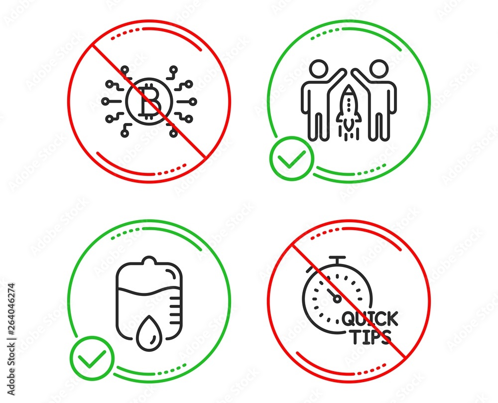 Do or Stop. Drop counter, Bitcoin system and Partnership icons simple set. Quick tips sign. Medical equipment, Cryptocurrency scheme, Business startup. Helpful tricks. Science set. Vector Do or Stop. Drop counter, Bitcoin system and Partnership icons simple set. Quick tips sign. Medical equipment, Cryptocurrency scheme, Business startup. Helpful tricks. Science set. Vector