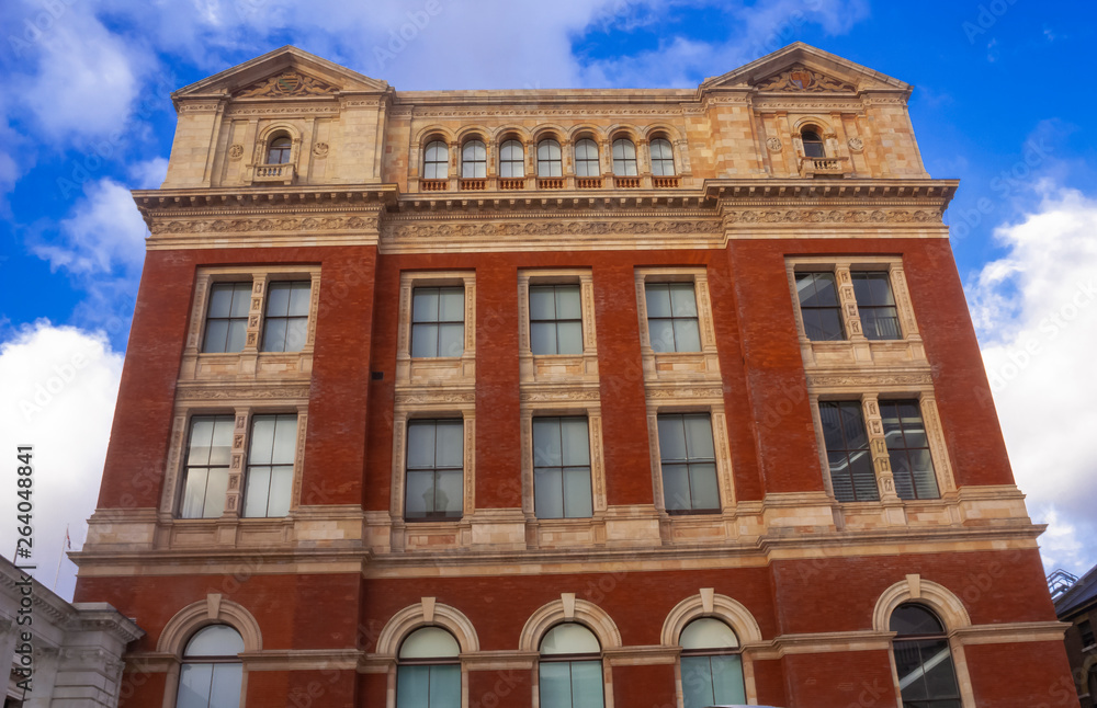 Fototapeta premium Grand 19th century brick building