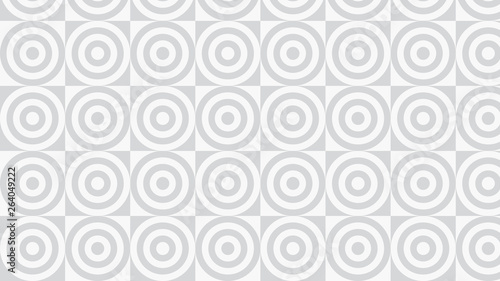 Light Grey Concentric Circles Pattern Background Vector Art