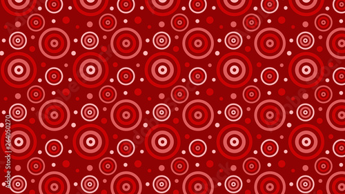 Dark Red Concentric Circles Pattern Background Image
